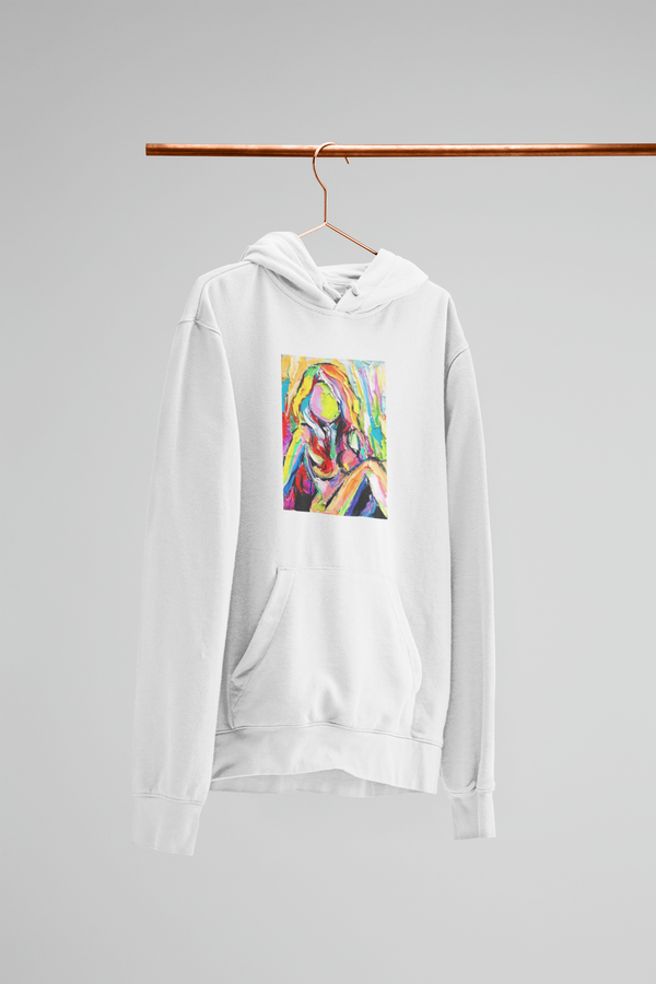 PAINTED HOODIE - ORGANIC - UNE COLLECTIVE