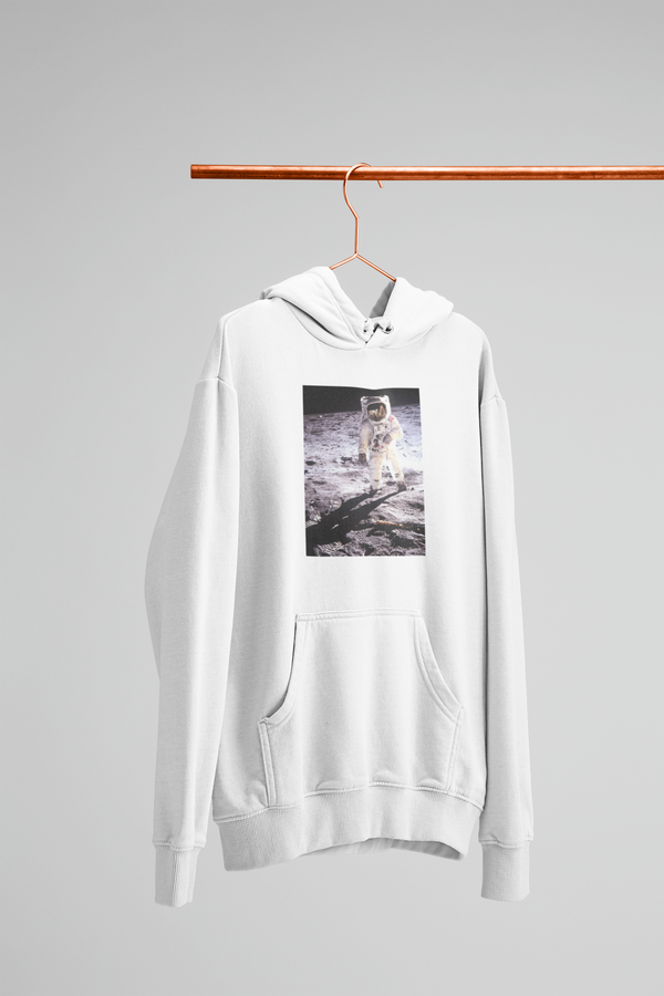 ONE SMALL STEP FOR MAN HOODIE - ORGANIC - UNE COLLECTIVE