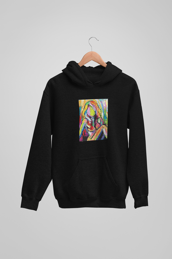 PAINTED HOODIE - ORGANIC - UNE COLLECTIVE
